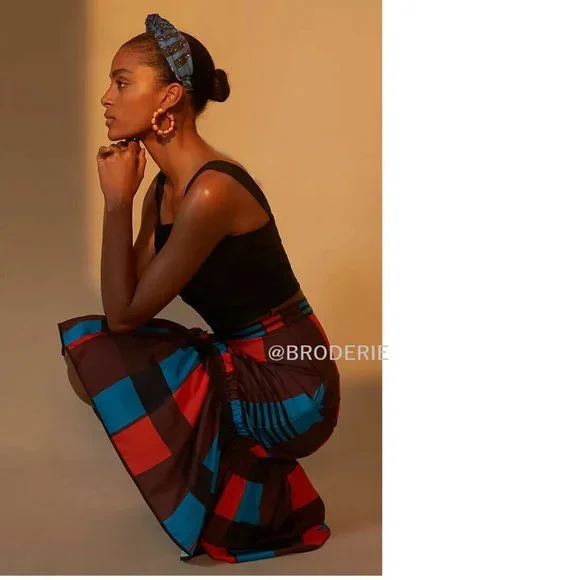 Anthropologie Eva Franco Flounced Midi Skirt - Picture 4 of 9